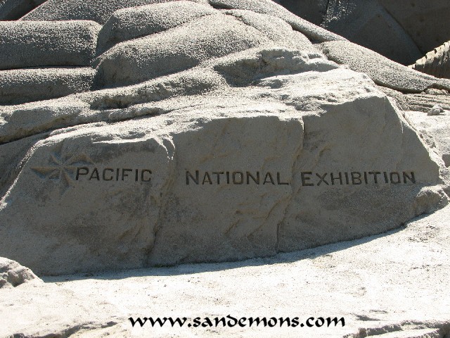 Pacific National Exhibition Sand Logo